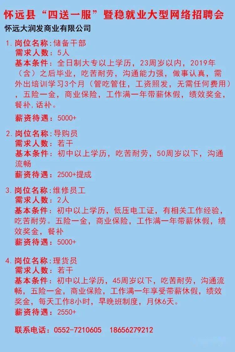 涟水人才网招聘信息更新速递